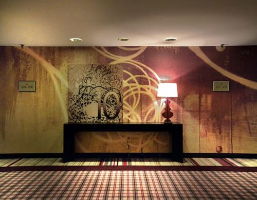 Dilling Wall Covering | Wall Treatments by Terri Dilling | Renaissance Atlanta Waverly Hotel & Convention Center in Atlanta