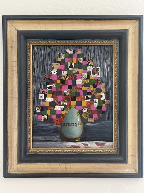 vintage flowers made modern | Paintings by Jill Laine Art + Designs