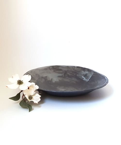 Camouflage Black Bowl | Tableware by ShellyClayspot