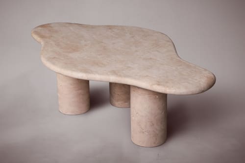 Travertine Coffee Table. Natural Stone Coffee Table. | Tables by HamamDecor LLC