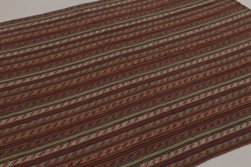 Vintage Persian Kilim, Dense Geometric Tribal Patterns | Area Rug in Rugs by Rug and Kilim