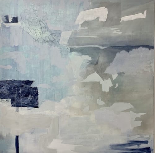 nebulous waters | Oil And Acrylic Painting in Paintings by Juanita Bellavance