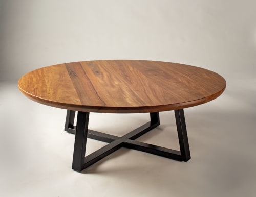 Cumaru Coffee Table with Custom Steel Powder Coated Legs | Tables by Kenichi Woodworking | Private Residence - Aspen, CO in Aspen
