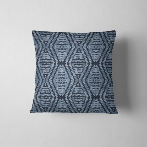 DIAMOND WAVE - DENIM | Pillow in Pillows by Sara Touijer