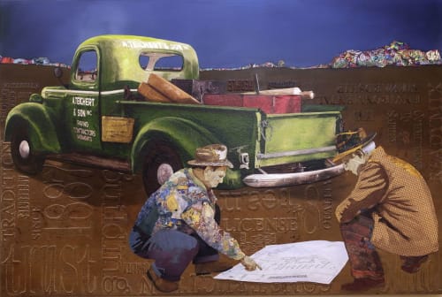 Teichert and Sons | Mixed Media by Kerri Warner