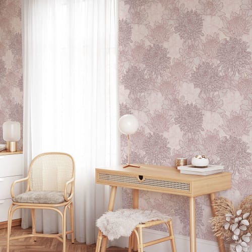 Torch Ginger Wallpaper | Wall Treatments by Patricia Braune