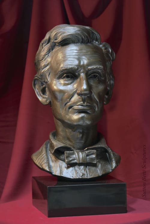 Abraham Lincoln portrait bust | Sculptures by Sutton Betti