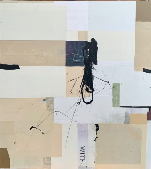 wabi-sabi # 48   50x45" | Oil And Acrylic Painting in Paintings by silvia poloto