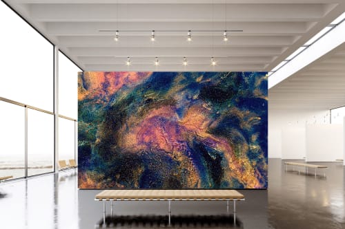 Tide Pool at Twilight Wallpaper Mural | Wallpaper by MELISSA RENEE fieryfordeepblue  Art & Design