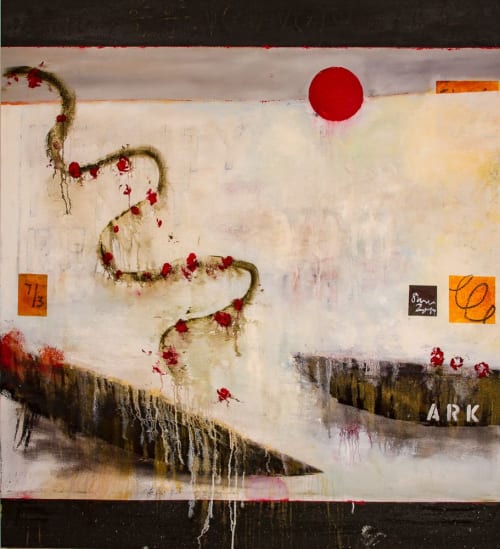"Ark" and "Grand Gate" | Oil And Acrylic Painting in Paintings by Adam Shaw Studio