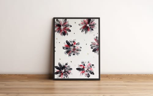 Flower Repeat *unframed | Prints by Scorparium by Victrola Studio