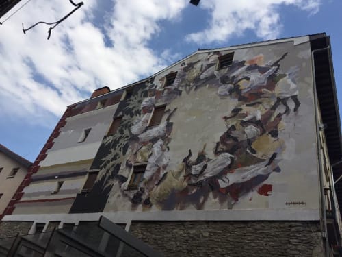 Wall Mural | Street Murals by Gonzalo Borondo