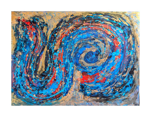Ouroboros | Paintings by Soulscape Fine Art + Design by Lauren Dickinson