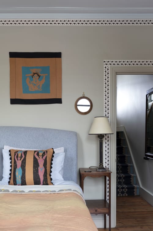 Supporting Walls II by Kate Hawkins | Embroidery in Wall Hangings by CommonRoom