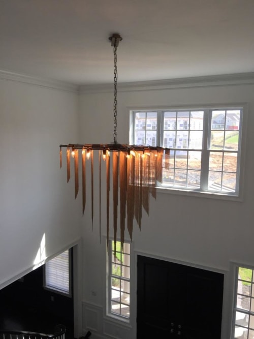 Custom chandelier  chains chandelier design | Chandeliers by Custom Lighting by Prestige Chandelier