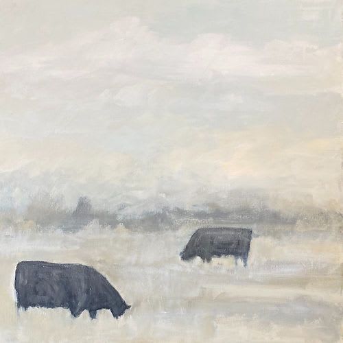 Grazers #1 | Oil And Acrylic Painting in Paintings by KIRSTEN KAINZ