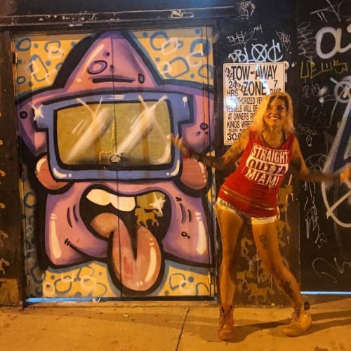 Street Mural | Street Murals by FreakyKissDesigns | Wynwood Walls in Miami