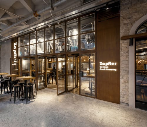Zapfler Brewery Shanghai | Interior Design by birdhouse design