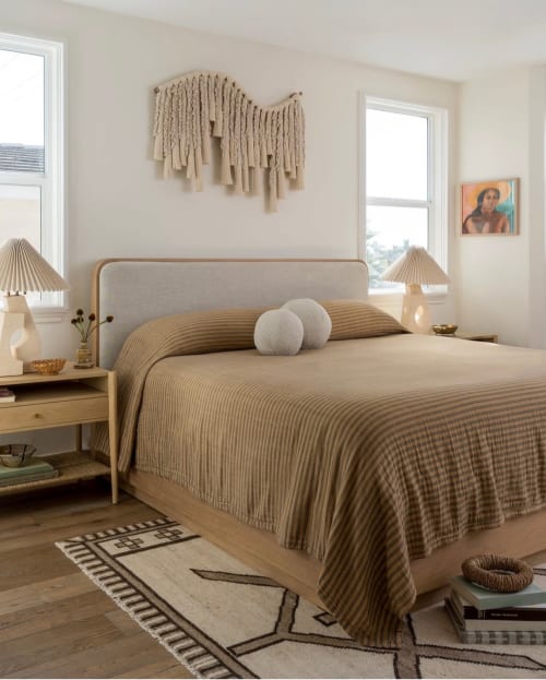 Sculptural Fringe with Buttery Interior | Wall Hangings by Ama Fiber Art