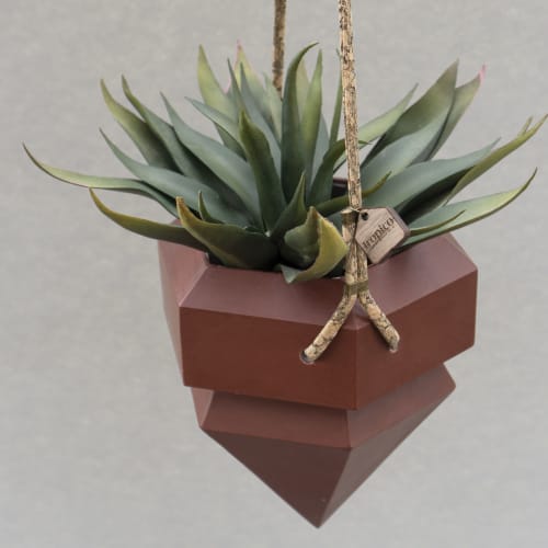 Hanging Planter Hexad | Vases & Vessels by Tropico Studio