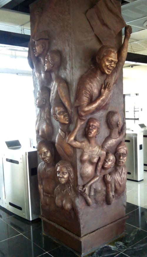 Tom Mboya and the labour Union | Sculptures by Maggie Otieno | Makadara in Nairobi