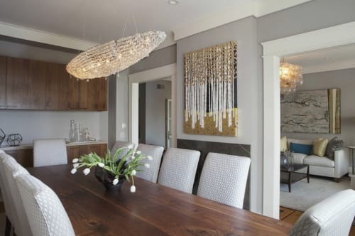 Slipper | Chandeliers by Jim Misner Light Designs | Private Residence, San Francisco, CA in San Francisco