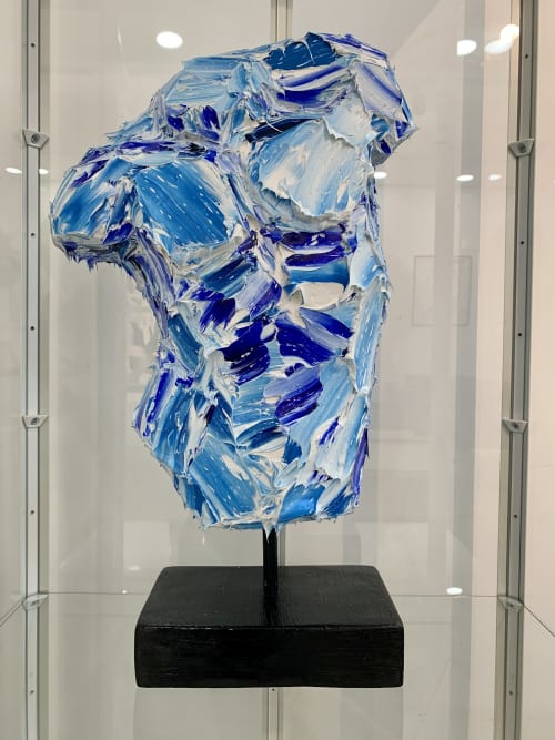 Blue | Sculptures by Aubrey Higgin