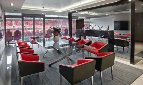 VIP Area Spartak | Interior Design by ALGA by Paulo Antunes | Otkrytie Arena in Moskva