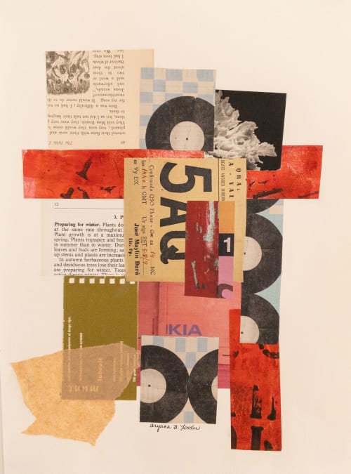 "Amongst It All" | Collage in Paintings by Aryana B. Londir