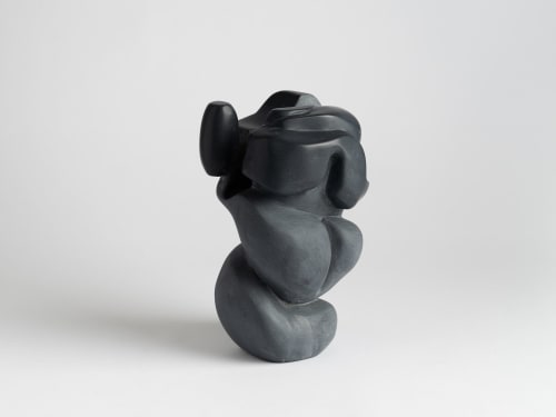 Hold You On My Shoulders | Abstract Figurative Sculpture | Sculptures by Art Larger Than Me by Daren Todd