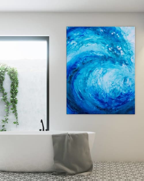 The Big Wave | Paintings by Jessica Swan | Sorrento Quay Hillarys Boat Harbour in Hillarys