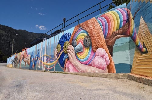 Nelson International Mural Festival | Street Murals by Katie Green