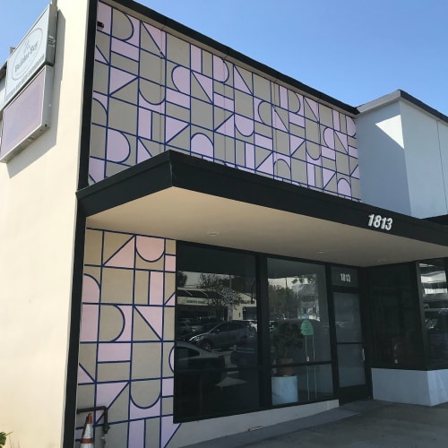 Storefront Mural | Murals by Top Notch Signs | Amigo Modern in Signal Hill