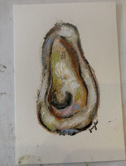 Oyster occasion | Paintings by Saylor Blankenship
