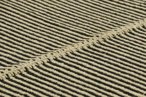 Rug & Kilim’s Contemporary Kilim with Textural  Cream White | Rugs by Rug and Kilim