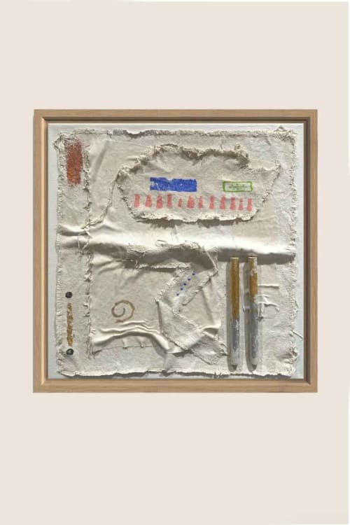 Totem T1212 C | Mixed Media in Paintings by Michael Denny Art, LLC