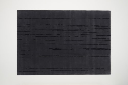 Woodlines, grey | Area Rug in Rugs by Naja Utzon Popov