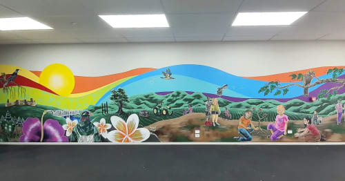 Family pride mural | Murals by Manabell | Franklin Family Support Services in Auckland
