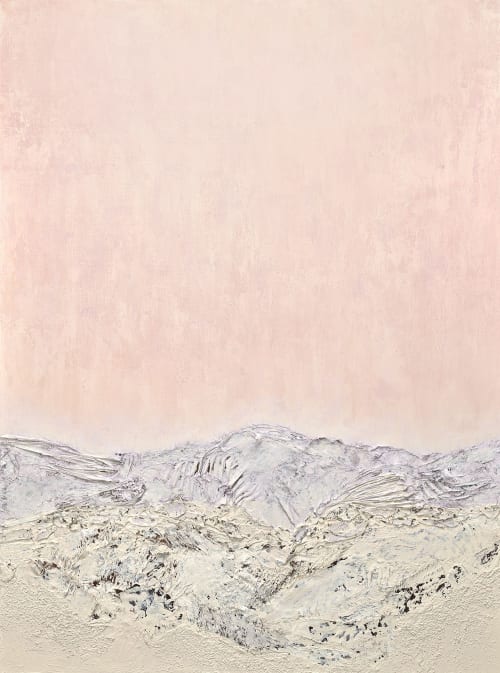 "Indian Cove" - Mixed Media Landscape Art - Commission | Paintings by Kelly Hanna Studio