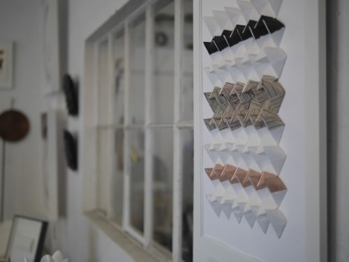 Folded Paper Art | Wall Hangings by Studio NEA Design | Wescover Gallery at West Coast Craft SF 2019 in San Francisco