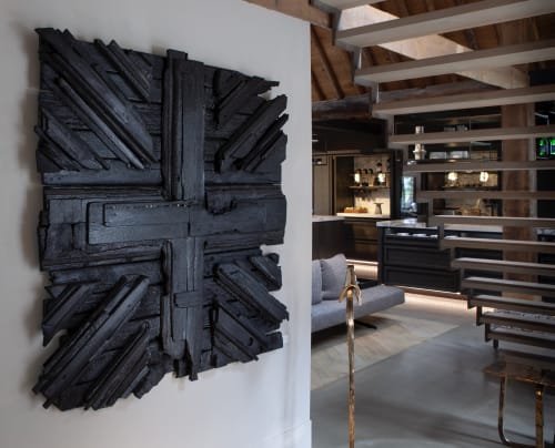 kuro and the burn the flag serie | Wall Sculpture in Wall Hangings by John Breed