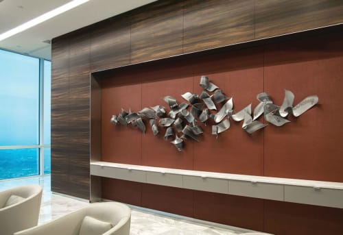 Accretion | Sculptures by Jennifer Falck Linssen | PricewaterhouseCoopers in Houston