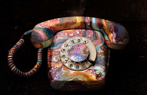 Rotary Velvet | Prints by Kirby Plessas Fine Art | The Gallery at el Pedregal in Scottsdale