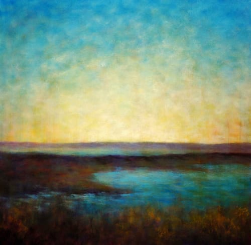Looking towards Limantour | Oil And Acrylic Painting in Paintings by Victoria Veedell