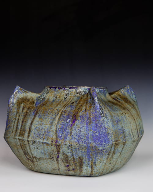 Sculptural Coil Vessel | Decorative Bowl in Decorative Objects by Lisa B. Evans Ceramics
