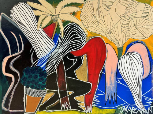 LES BELLES I | Paintings by THEODOSIA MARCHANT
