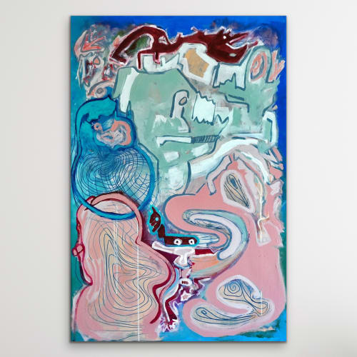 Famous People | Oil And Acrylic Painting in Paintings by Jacob von Sternberg Large Abstracts