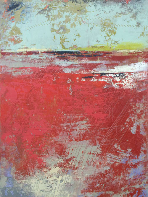 Cerise Harbor | Paintings by Victoria Primicias