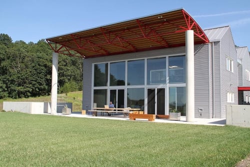 Hercules II Bench | Benches & Ottomans by Eugene Stoltzfus | Private Residence - Keezletown, VA in Keezletown