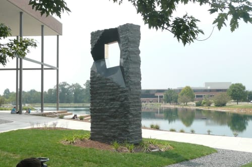 SYNCHRONICITY : I AM THE LIGHT OF THE WORLD | Public Sculptures by Jon Barlow Hudson / Hudson Sculpture llc. | Cedarville University in Cedarville